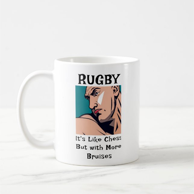 Rugby Chess Mugg (Vänster)