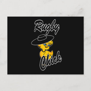 Rugby Chick #4 Vykort