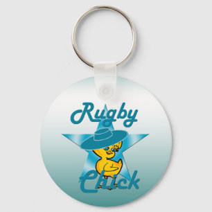 Rugby Chick #7 Nyckelring