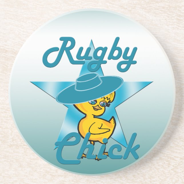 Rugby Chick #7 Underlägg Sandsten (Framsidan)