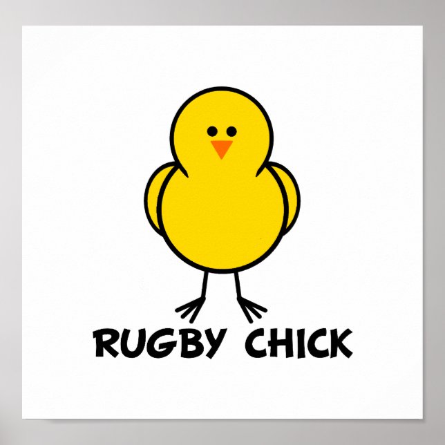 Rugby Chick Poster (Framsidan)