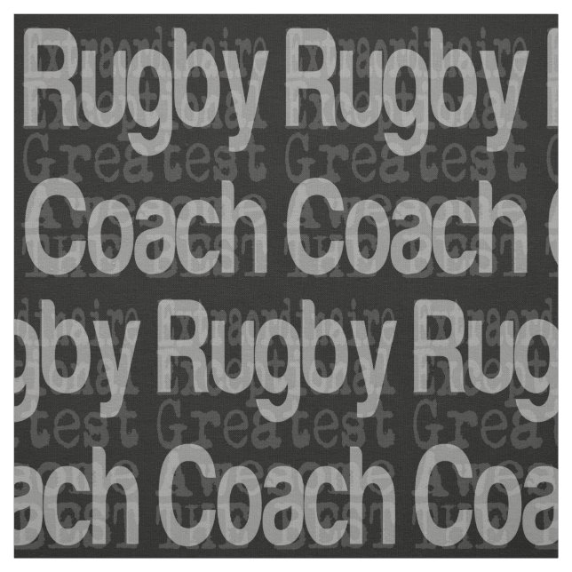 Rugby Coach Extraordinaire Tyg (Provkarta)