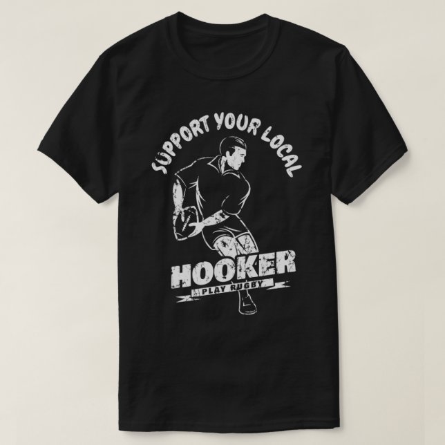 Rugby Design Rugby Fläkt  T Shirt (Design framsida)
