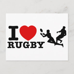 Rugby-design Vykort
