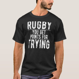 Rugby, du får poäng för att testa Rugby Player Coa T Shirt
