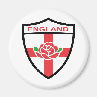 Rugby England English Ro Flagga sköld Magnet
