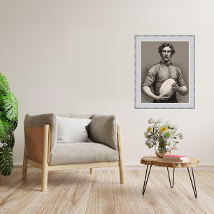 Rugby - ett spel för herrar - Art Print Poster