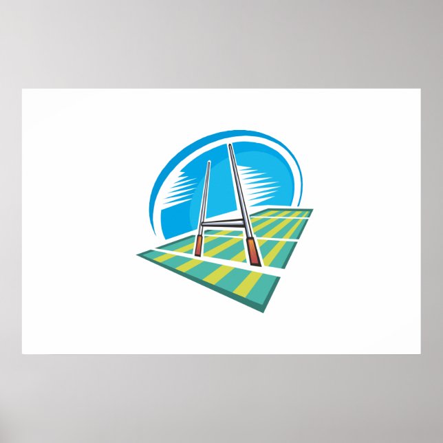 Rugby Fält Poster (Framsidan)