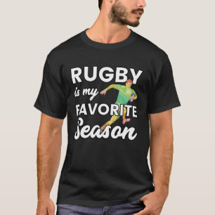 Rugby Favoritsäsong Kul Spelare Tränare Sport Graf T Shirt