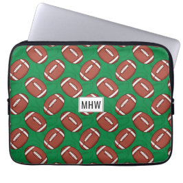 Rugby/Football anpassningsbar monogram laptop slee Laptop Sleeve