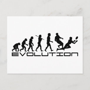 Rugby Football Evolution Art Vykort
