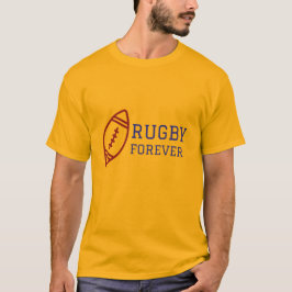 Rugby Forever Atletisk Design T Shirt