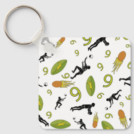 Rugby game are on Keyring to success  Nyckelring