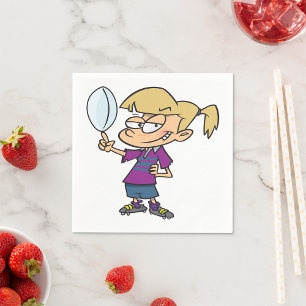 Rugby Girl Papper Napkins Pappersservett
