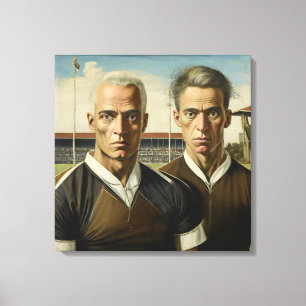 Rugby gotiic - Stretched Kanvastryck
