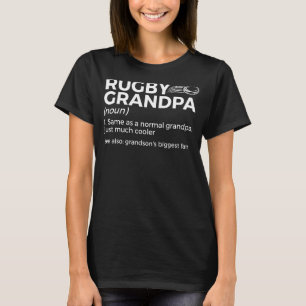 Rugby Grandpa Definition Grandson's Biggest Fläkt T Shirt
