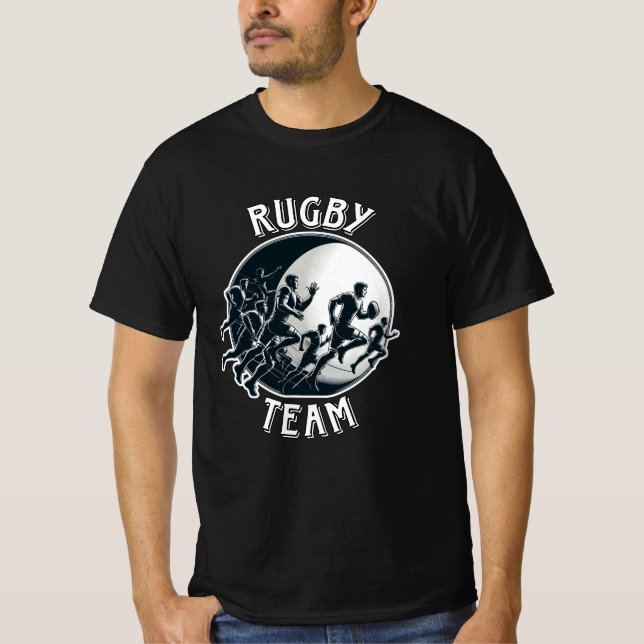 Rugby Graphics for Fläkt and Players T Shirt (Framsida)