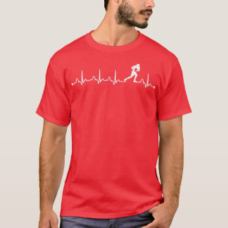 Rugby Heartslag EKG Rugby Player Pulse EKG T Shirt