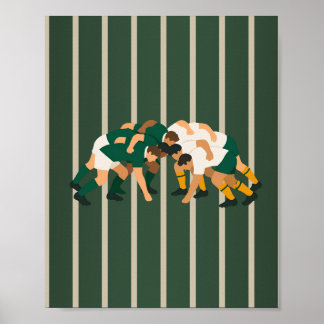 Rugby hemmaposter pojkrum poster