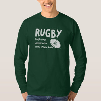 Rugby Humor Tuff Killand Odd Bollar T-Shirt