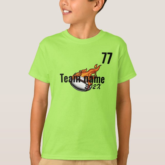 Rugby-idrottsteamet Fält dag Cheer Squad T Shirt (Framsida)