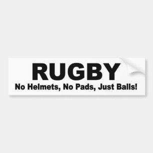 RUGBY ingen dynor, inga hjälmar, klumpa ihop sig Bildekal