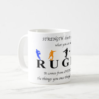 Rugby Inspirational Quote Kaffemugg