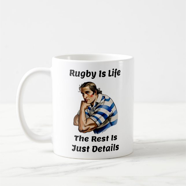 Rugby Is Life Mugg (Vänster)
