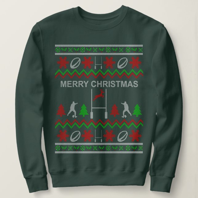 Rugby-julens Jumper T Shirt (Design framsida)
