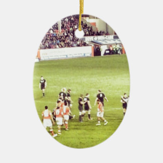 Rugby Julgransprydnad Keramik