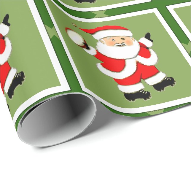 Rugby julpresent presentpapper (Rullad Hörn)