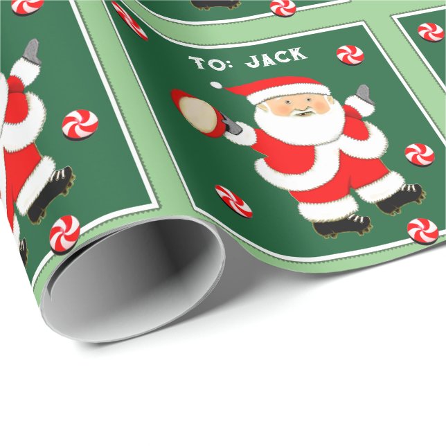 Rugby julpresent presentpapper (Rullad Hörn)