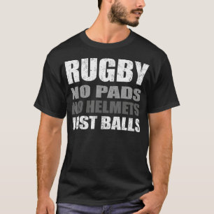 Rugby Just Bollar är roligt för spelare och Fläkt T Shirt