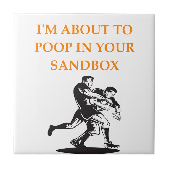 RUGBY KAKELPLATTA (Framsidan)