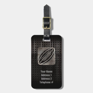 Rugby; Kall svart Bagagebricka