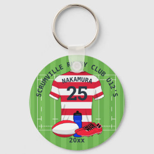 Rugby klubb-ångpriser nyckelring