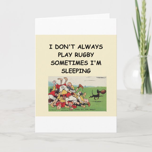 rugby kort (Framsida)