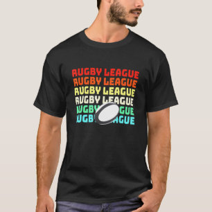 Rugby League Player Retro Rugby League T Shirt