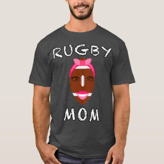 Rugby mamma lustig design för älskare Rugby och mo T Shirt