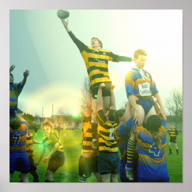 Rugby Match  Poster (Framsidan)