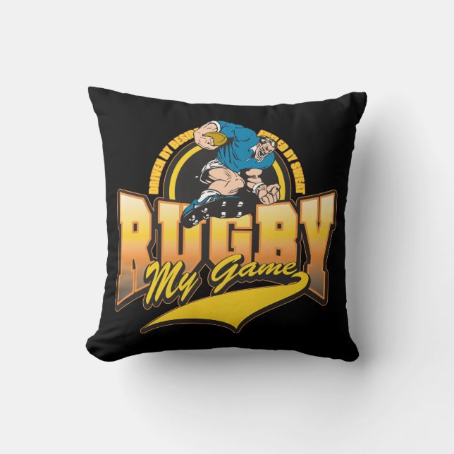 Rugby Min Sport Kudde (Framsida)