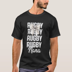 Rugby Mormor Rugby Spelare Stilig Sport Mormor Spe T Shirt