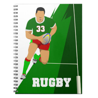 Rugby Notebooks Anteckningsbok