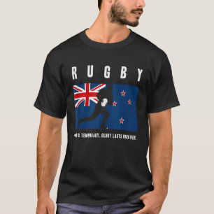 Rugby Nya Zeeland NZ Rugby Glory Lasts Forever Ta T Shirt