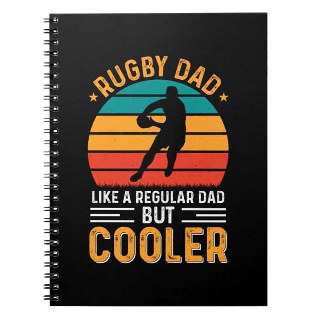 Rugby Pappa Anteckningsbok (Framsidan)