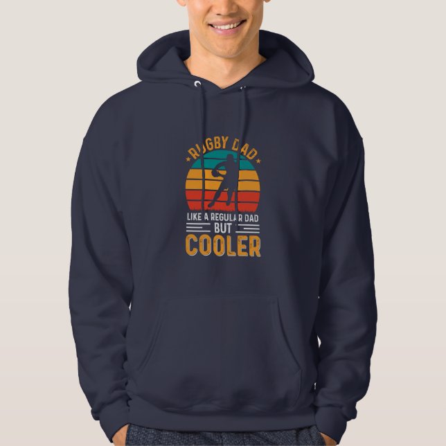Rugby Pappa Hoodie (Framsida)