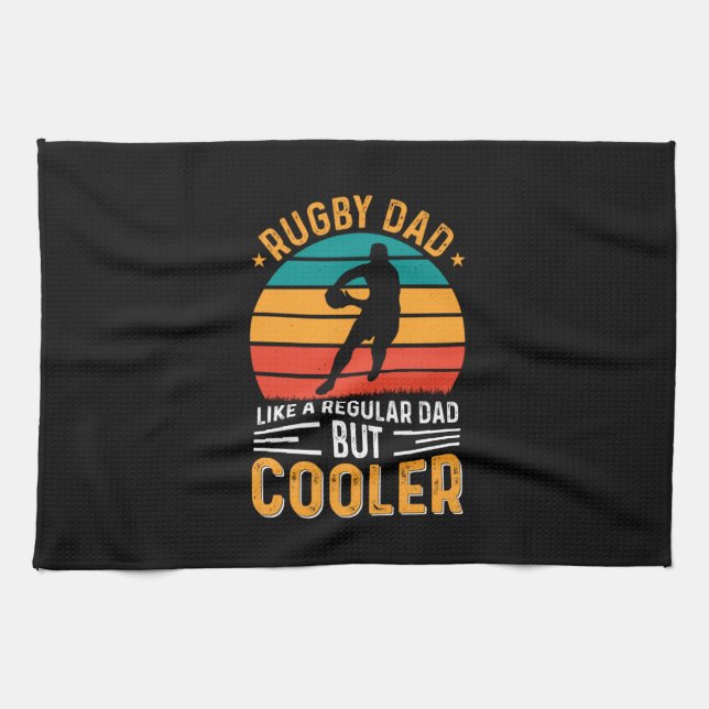 Rugby Pappa Kökshandduk (Horisontell)
