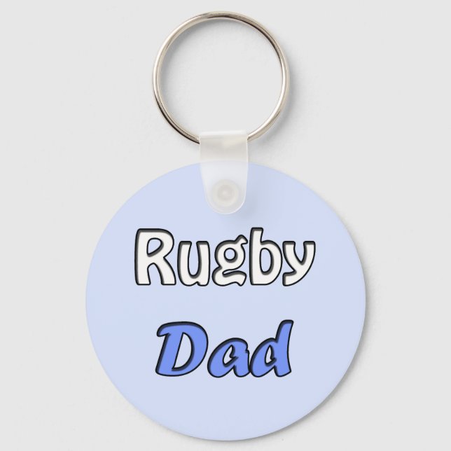 Rugby Pappa Nyckelring (Framsida)