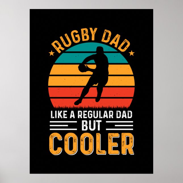 Rugby Pappa Poster (Framsidan)