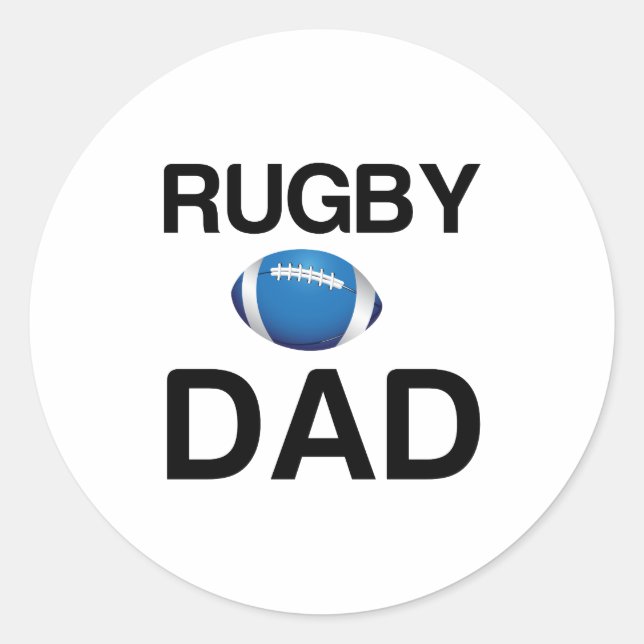 RUGBY PAPPA RUNT KLISTERMÄRKE (Framsida)